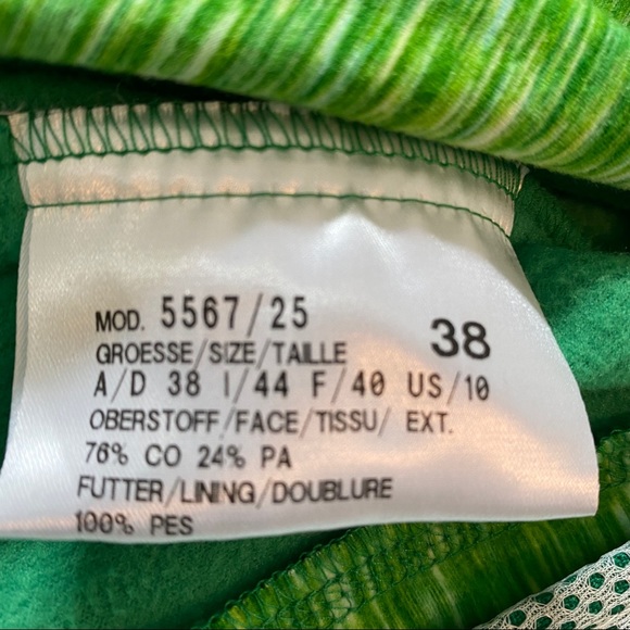 Allsport of Austria Full Zip Athletic Jacket w Fleece Accents MEASUREMENTS - Picture 10 of 11